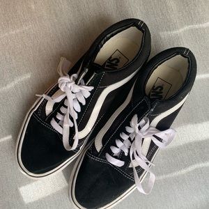 Black vans! Platform